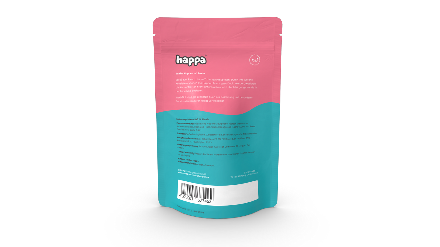 happa sanfte Happen Lachs 130g