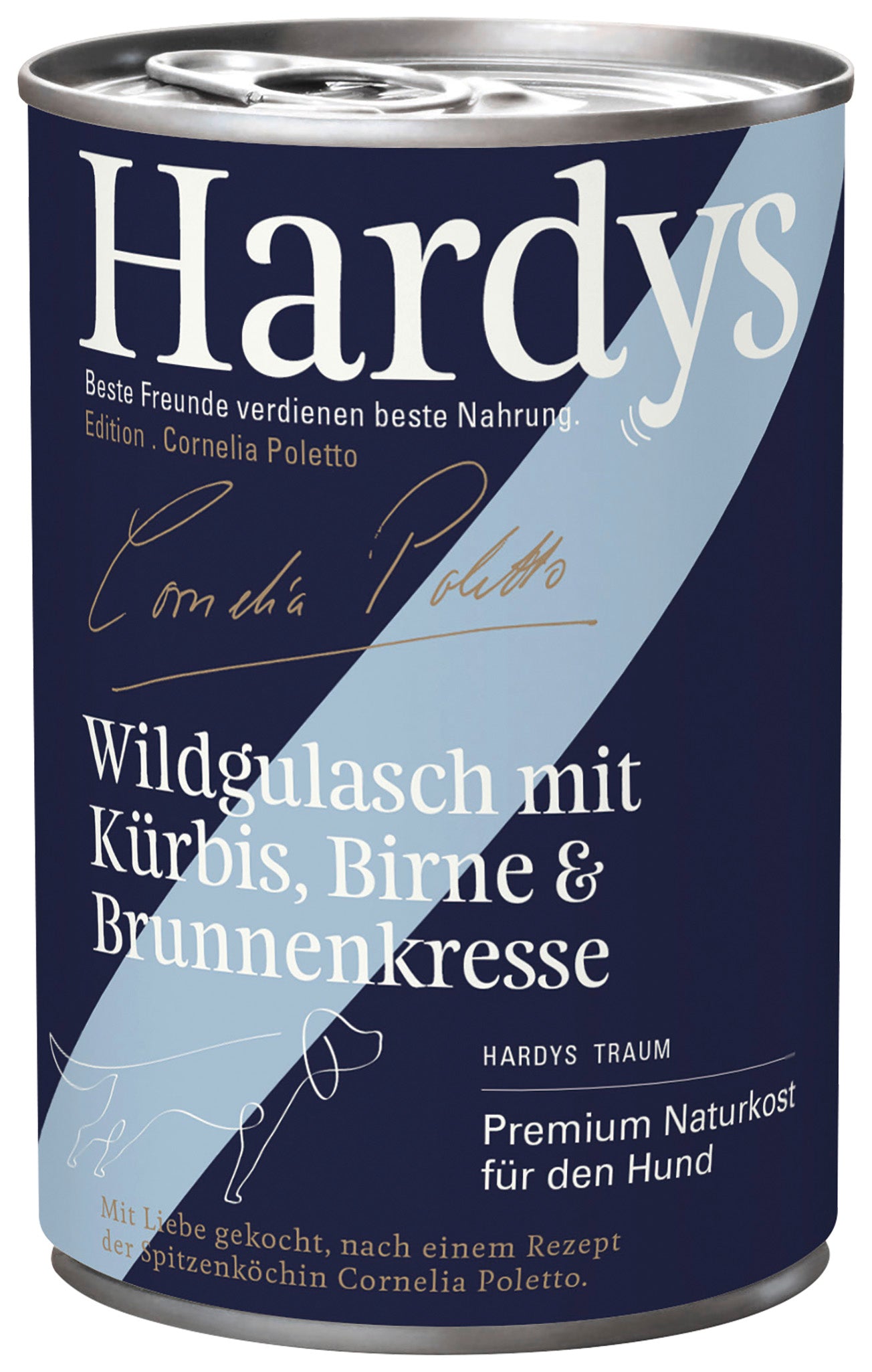 Hardys Edition Poletto • Wildgulasch mit Kürbis & Brunnenkresse 400g