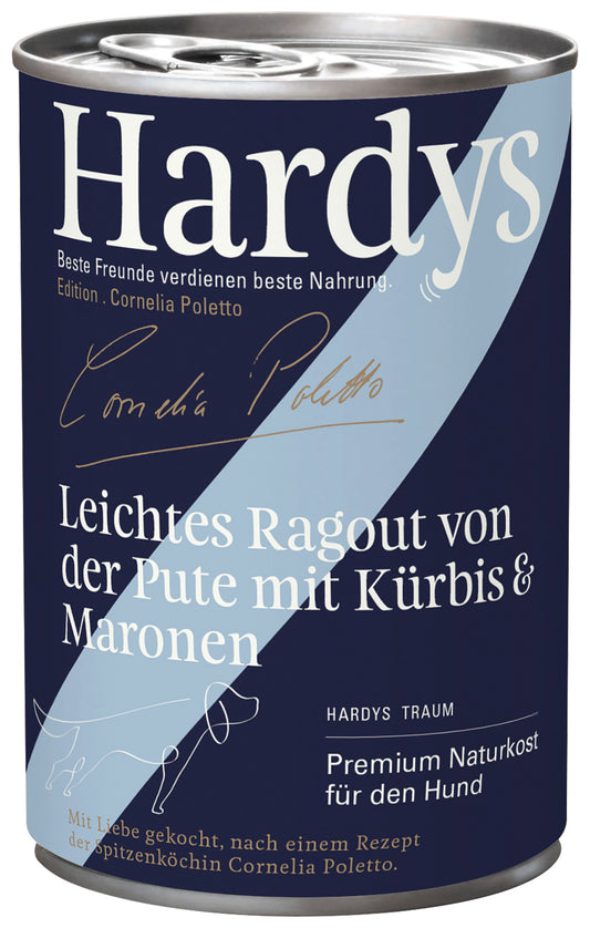 Hardys Edition Poletto • Leichtes Ragout von der Pute mit Kürbis & Maronen 400g