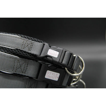 Hundehalsband Silver-Black-Edition
