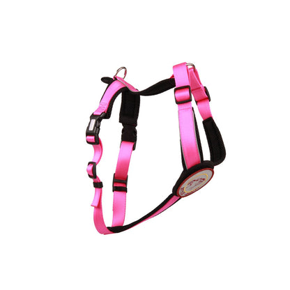 Brustgeschirr - Patch&Style - Pink-Black